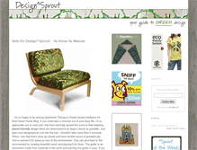 Tablet Screenshot of designsprout.com